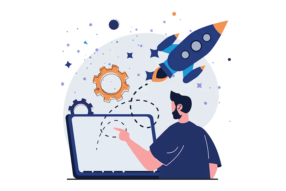 Man with rocket launch from website 